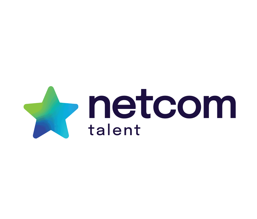 Logo saying netcom talent