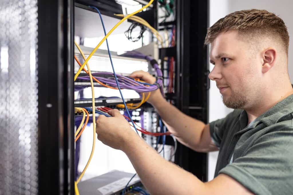 Photo of IT support worker