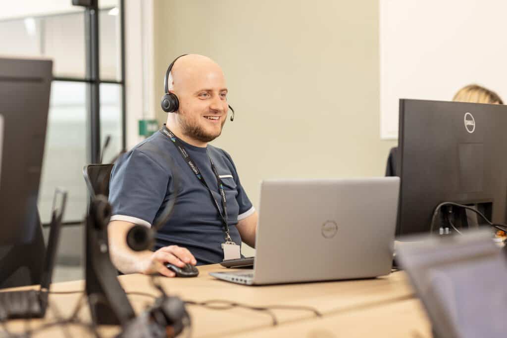 Photo of a Netcom staff member