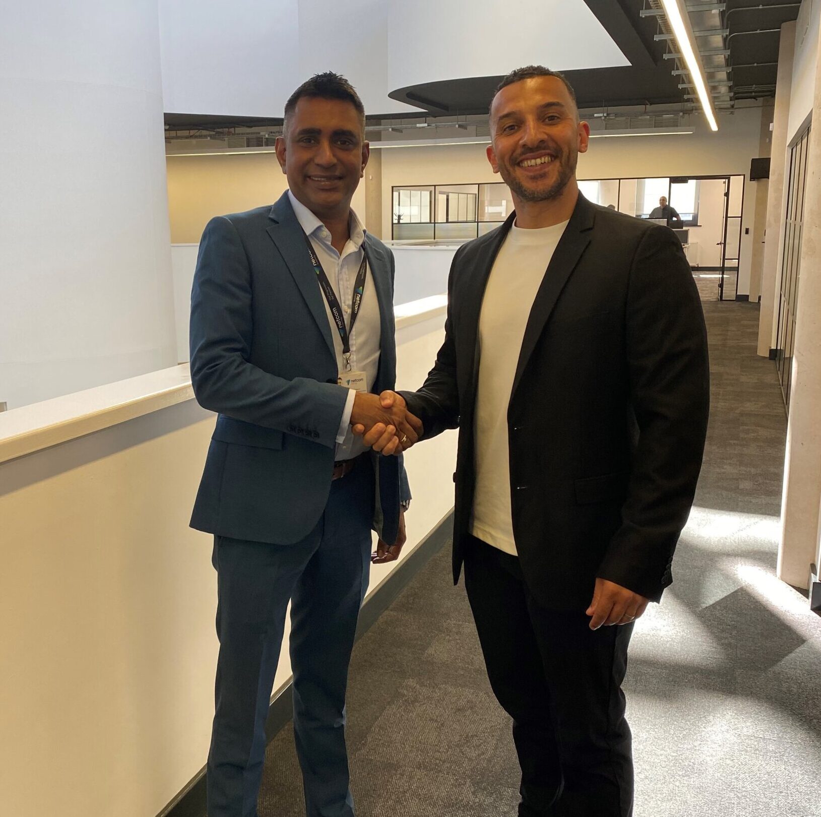 Photo of Netcom Training Managing Director with Gamechangers CEO